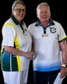 Robert receiving congratulations after his strong showing