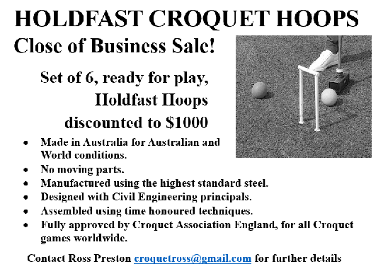 Margaret Mitchell Memorial tournament at Murwillumbah Croquet Club